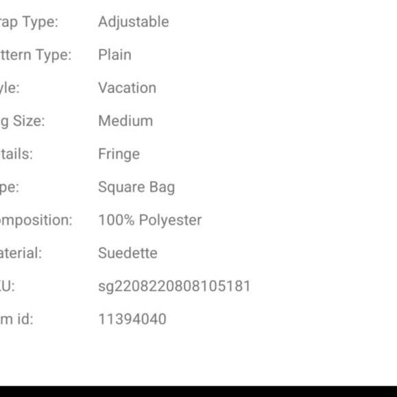 BROWN CHOCOLATE MEDIUM FRINGE BOHEMIAN BAG - Picture 8 of 12